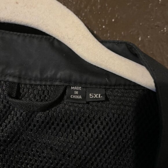 Black Street & Steel Zip Up Armored Motorcycle Jacket, Size 5XL - Picture 2 of 9